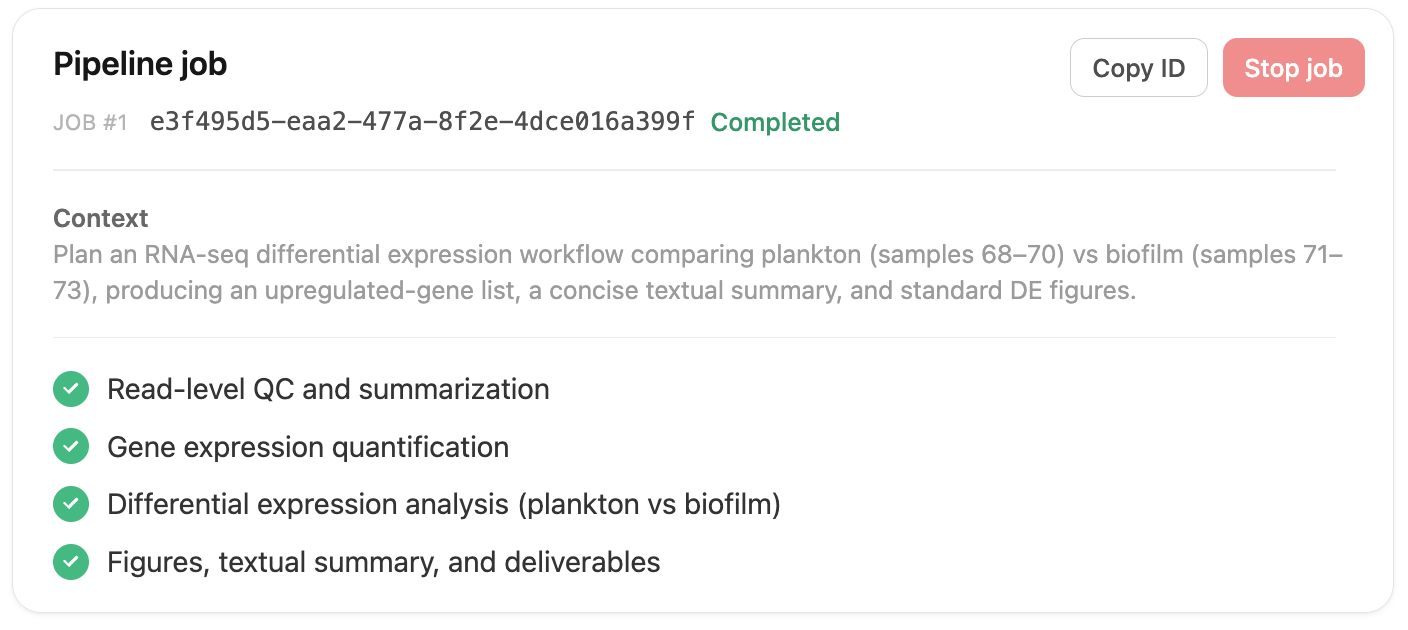 OmicsAgent workflow runner